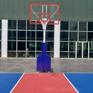 BASKETBALL POST - PORTABLE - NON ADJUSTABLE HEIGHT - 200KG - BS-SR123NA